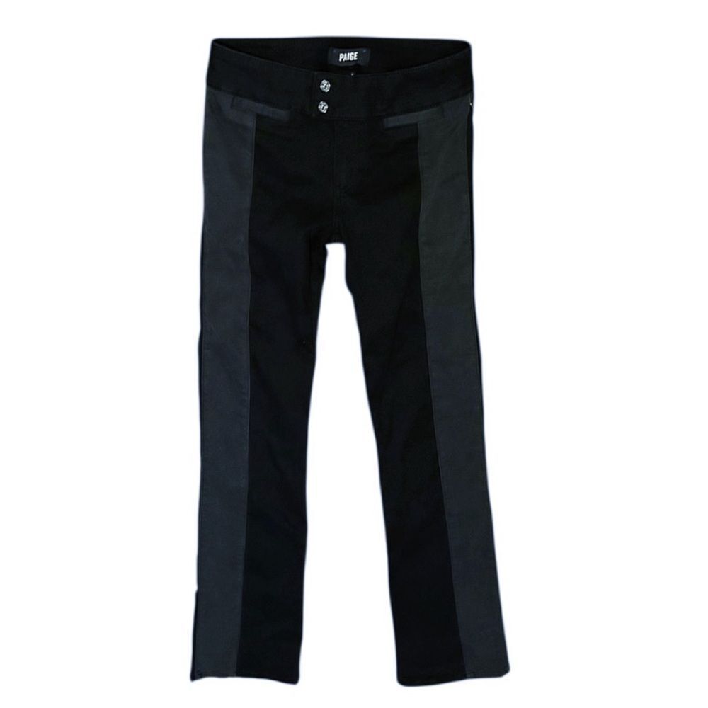 NEW Paige Black Two Tone Sloane Jeans Size 27‎
